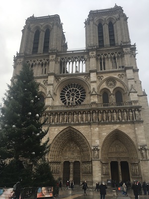 Facade of the Notre Dame Cathedral