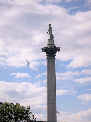 Colonna di Nelson a Trafalgar Square di Londra