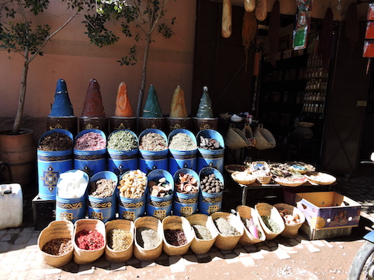 Markets in the medina of Marrakech