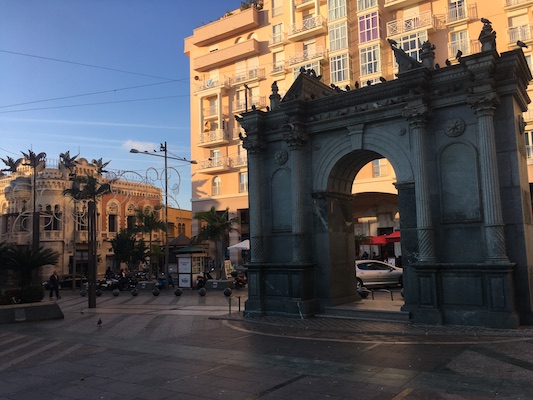 Replica of the gate Puerta del Hospital Real in Ceuta