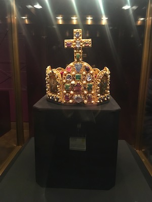 The Crown of the Holy Roman Empire in the Imperial Treasury in Hofburg