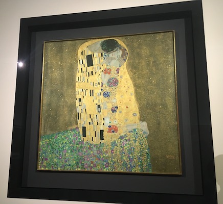 The Kiss by Klimt in the Upper Belvedere
