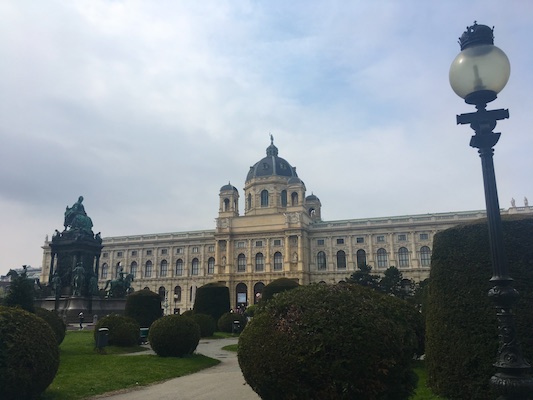The Museum of Natural History in Vienna and Maria Theresa Monument