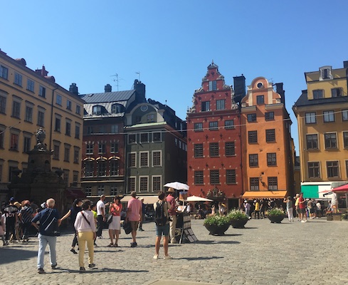 The colorful houses of Stortorget