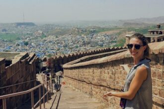 Cosa vedere a Jodhpur: Panorama della città blu dal Forte Mehrangarh