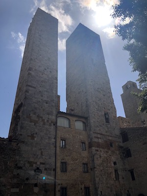 Salvucci Towers, or Twin Towers, of San Gimignano