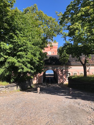 The entry gate of Suomenlinna